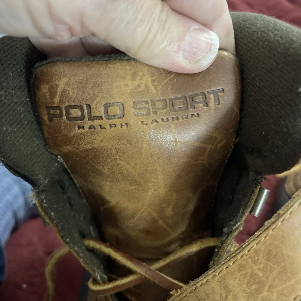 POLO SPORT Duck BOOTS GREAT COND MEN 9.5 D RALPH LAUREN *READ* Snow‎ Work Warm